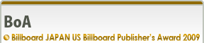 BoA Billboard JAPAN US Billboard Publisher’s Award 2009