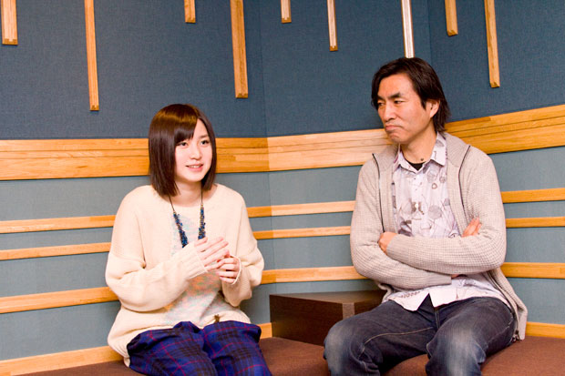 「岩田華怜×河森正治が語る、AKB0048対談」インタビュー写真