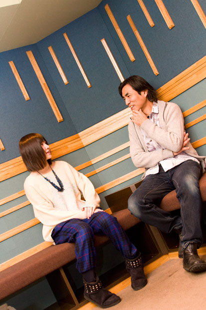 「岩田華怜×河森正治が語る、AKB0048対談」インタビュー写真