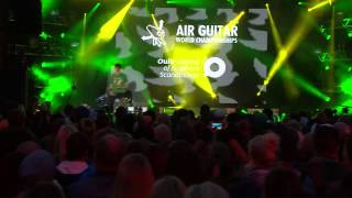 ※Matt ”Airistotle” Burns (US), Air Guitar World Championships 2014