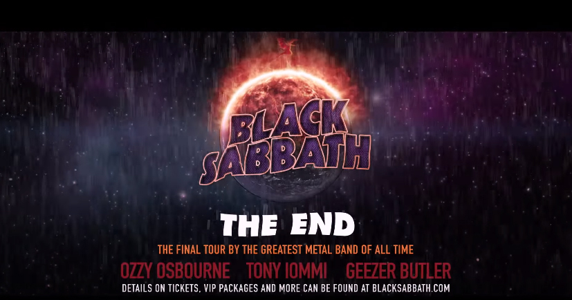 Black Sabbath THE END Tour Announcement