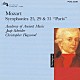 エンシェント室内管弦楽団「モーツァルト：交響曲第２５・２９・３１番」