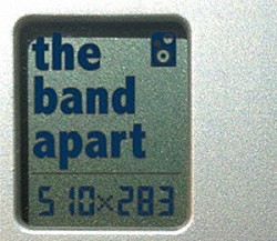 ｔｈｅ　ｂａｎｄ　ａｐａｒｔ「５１０×２８３」