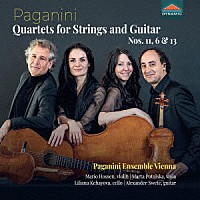 （クラシック）「 パガニーニ：弦楽とギターのための四重奏曲集　第１１番・第６番・第１３番」