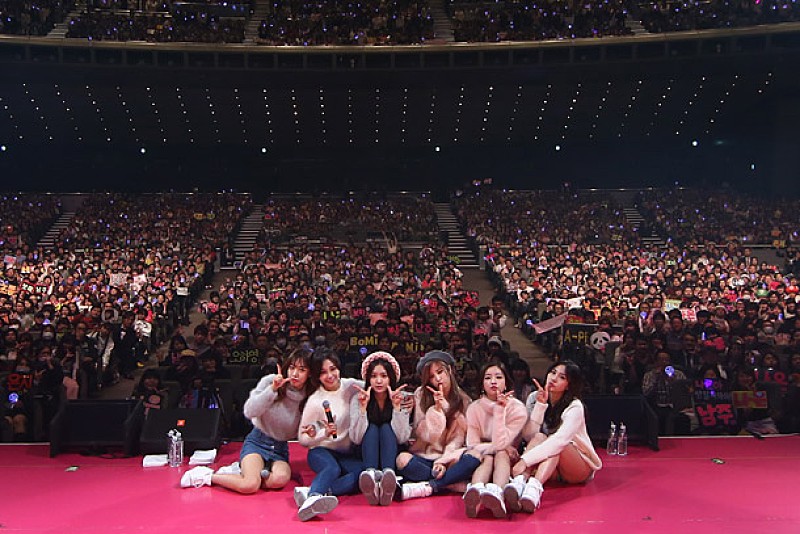 Ａｐｉｎｋ「Apink 5000人の“Chu”で溢れるファンミーティング GirlsAward 2015出演も発表」1枚目/2