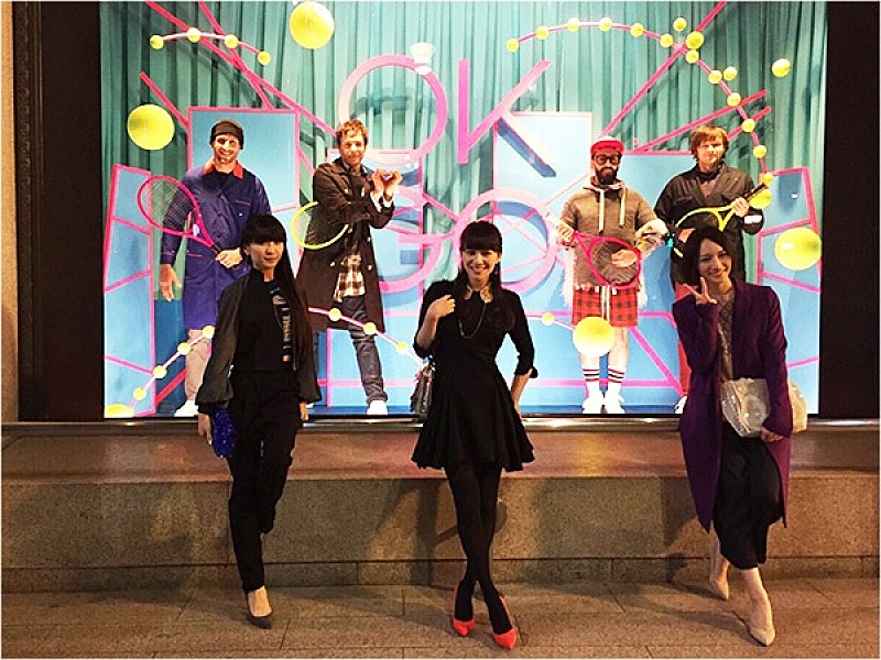 Perfume「PerfumeとOK Goが楽曲で初コラボ、アニメ『SUSHI POLICE』の主題歌に決定」1枚目/1