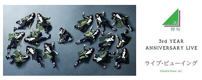 欅坂46「欅坂46、3周年記念公演をライブビューイング実施決定」1枚目/1