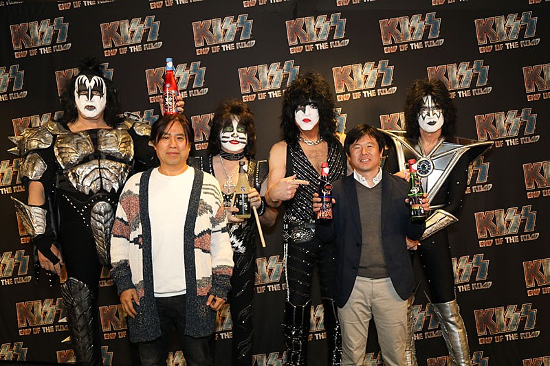 KISSの日本酒が登場、酒造メーカーと開発の本格的ROCK LEGENDS“酒”SERIESシリーズ始動 