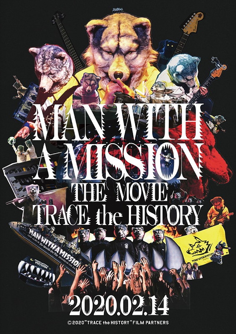 MAN WITH A MISSION「MAN WITH A MISSION、初ドキュメンタリー映画メインビジュアル解禁」1枚目/1