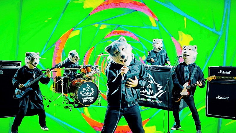 MAN WITH A MISSION「MAN WITH A MISSION、新曲「yoake」MVプレミア公開　Spotifyキャンペーンも実施」1枚目/5