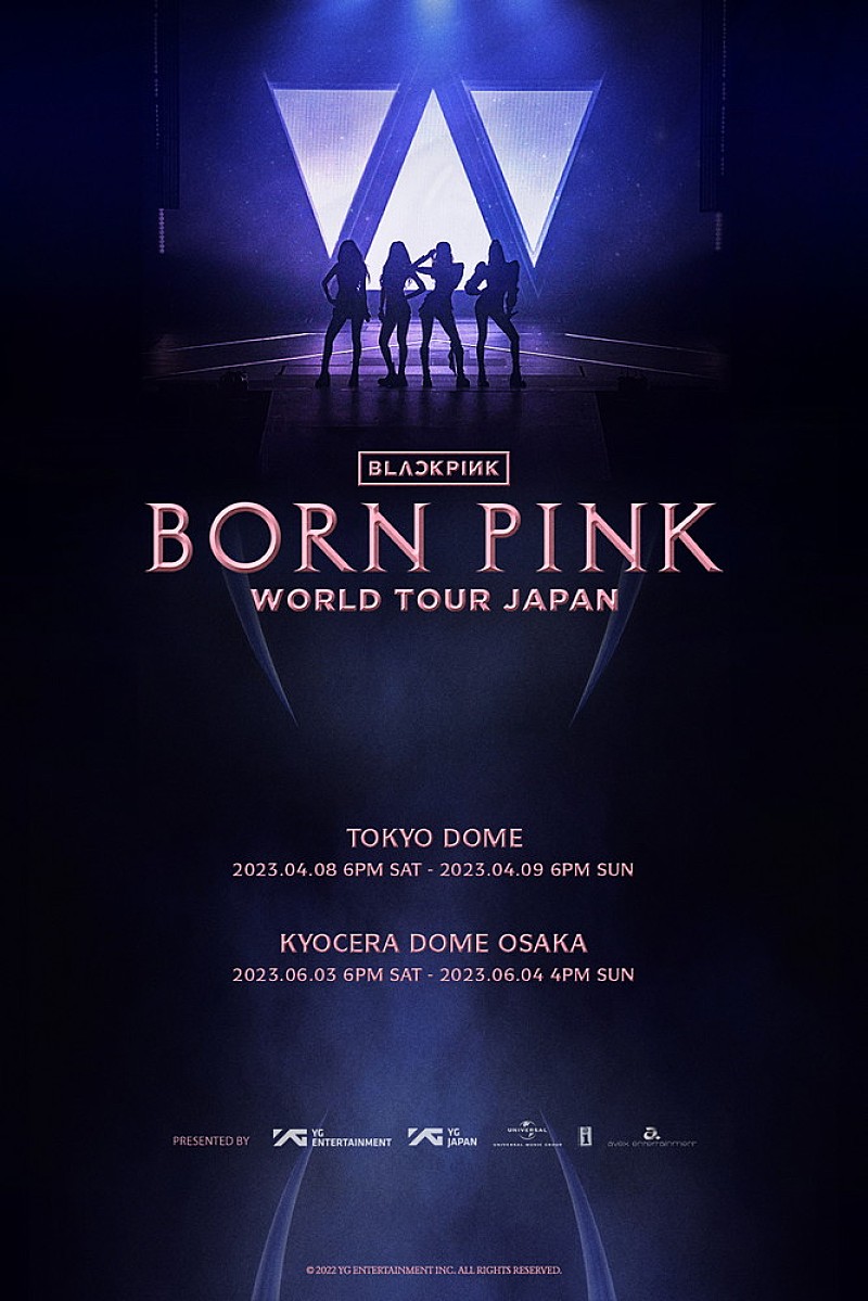BLACKPINK「BLACKPINK、ワールドツアーの日本公演を追加発表」1枚目/1