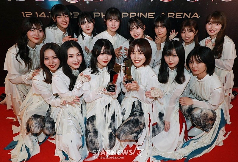 櫻坂46「世界中のBuddiesのおかげ」、フィリピンにて開催【2023 Asia Artist Awards】で二冠