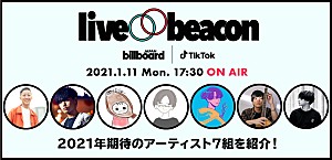 【LIVE BEACON 2021】出演アーティスト7組のチャートアクションを振り返る