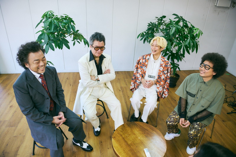 <インタビュー>Funky Diamond 18(錦織一清&パパイヤ鈴木)×POLYPLUS(TSUUJII&Gotti)対談「好きなことをちゃんとやる」