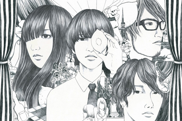 「Base Ball Bear RHYMESTERと初コラボ、ユニーク直筆イラストも公開」1枚目/2