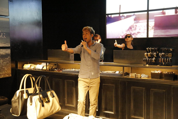 「川畑要 新宿の人気アパレルショップでフラッシュ・モブ敢行」1枚目/4