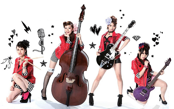 「アイドルバンド姫carat メジャー3rdシングル発売決定」1枚目/1