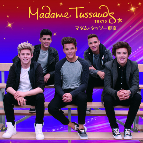 「ワン・ダイレクション等身大フィギュア 装いも新たに再来日」1枚目/3