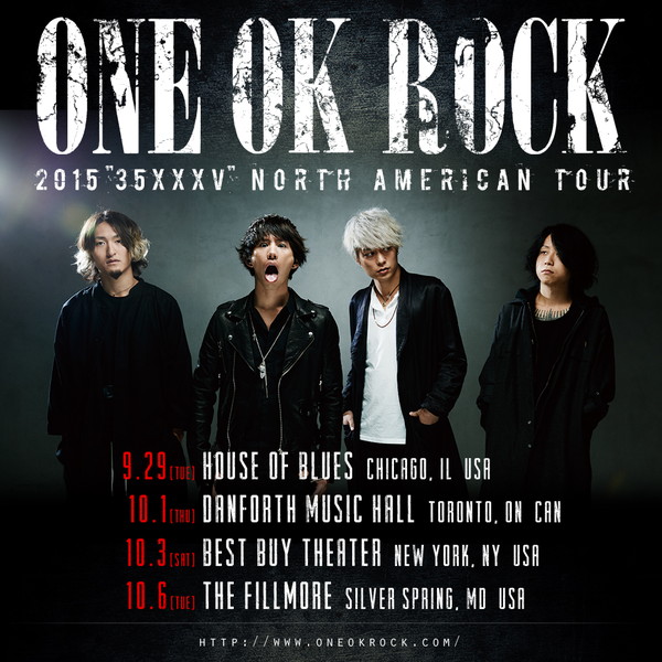 ONE OK ROCK「ワンオク 米ワーナーと契約、北米で『35xxxv Deluxe Edition』リリース＆北米ツアーも開催」1枚目/2