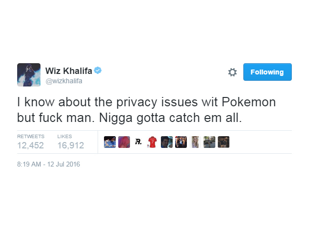 「ウィズ・カリファらも熱狂！全米で話題沸騰中のポケモンGO、様々なライブ会場でもポケモンゲットだぜ」1枚目/1