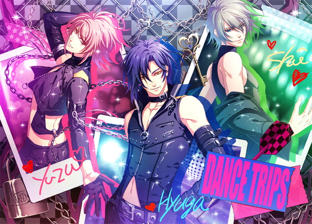 「津田健次郎×オトメイト『ダンストリップス』 浪川大輔/柿原徹也/羽多野渉が演じるメインキャラによる主題歌CD発売決定！」1枚目/9