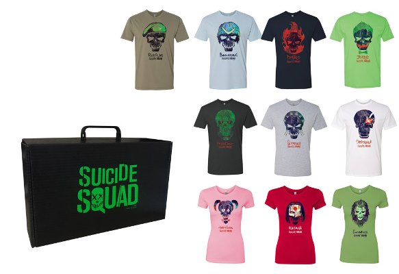 「大ヒット映画『スーサイド・スクワッド』の豪華Tシャツセットプレゼント」1枚目/1