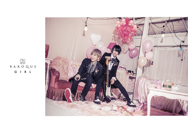 「BAROQUE、ラルクKenプロデュースシングル『G I R L』詳細解禁＆12/25にワンマンライブの開催が決定」1枚目/2