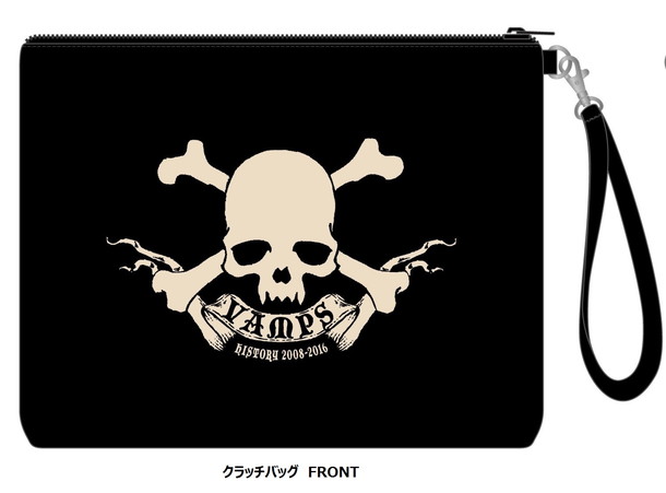 「VAMPS 初MV集［クラッチバッグ・パッケージ］付属クラッチバッグ＆ニット帽のデザイン公開」1枚目/4
