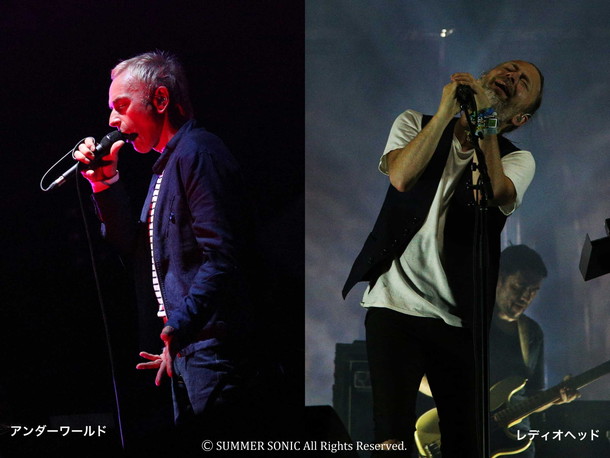 「アンダーワールド＆レディオヘッド【SUMMER SONIC 2016】ダイジェスト映像公開」1枚目/1