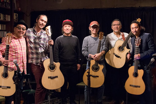 「日本を代表する弦楽器製作家 平光泰典氏の還暦記念ライブ、卓抜のアコギプレイヤーたちが魅せた極上プレイの数々」1枚目/13