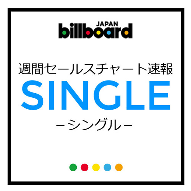 【ビルボード】亀と山P『背中越しのチャンス』188,231枚売り上げでシングル・セールス・チャート首位獲得