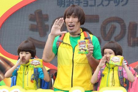 「篠原信一、“きのこヘア－”の登山コスプレで登場　小中学生には「テレビに出てる大きなおじさん」」1枚目/1