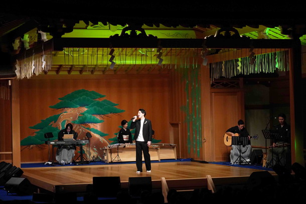 「林部智史“初の試み”能楽堂で和風スペシャルライブ開催」1枚目/4