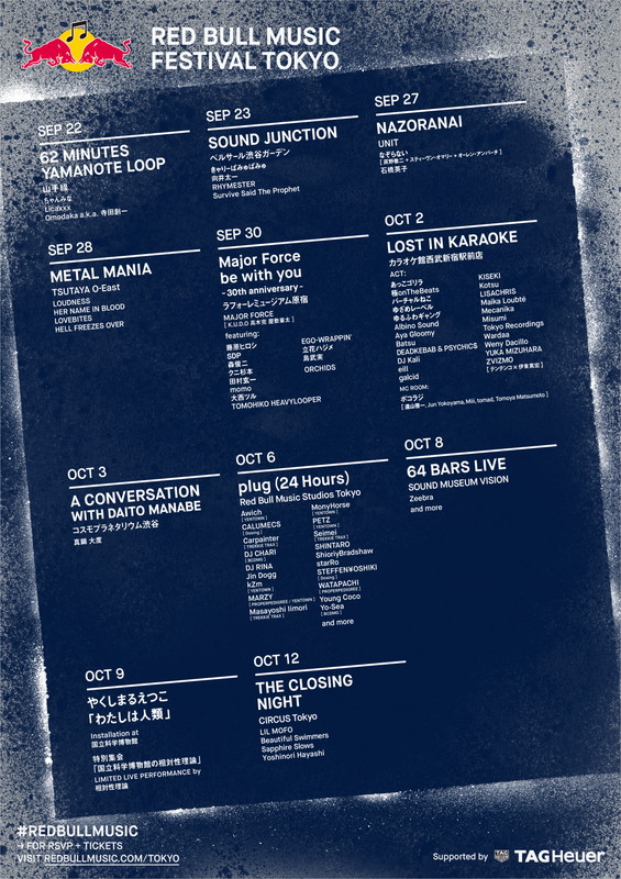 「RED BULLの都市型音楽フェス、きゃりー/相対性理論/ちゃんみな/LOUDNESSら出演イベント計11個」1枚目/7