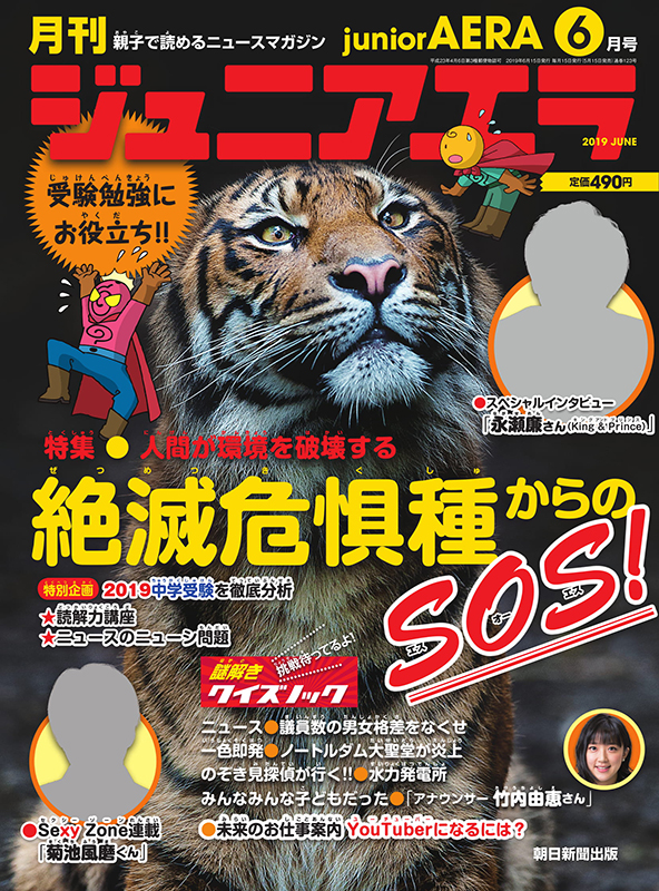 「King &amp; Prince永瀬廉のインタビューも、『ジュニアエラ』6月号」1枚目/1