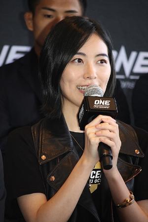 「松井珠理奈、格闘技イベントのサポ－タ－就任　「“ＯＮＥ”の素晴らしさを伝えていけたら」」1枚目/1