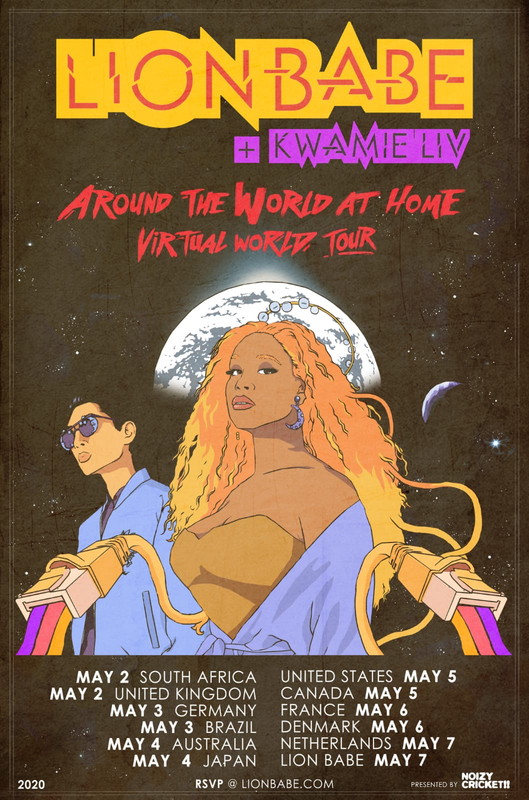 「NYファンク・ソウル・デュオLION BABE、日本を含むバーチャル・ワールド・ツアー＆本人と直接話せるミーグリ企画を発表」1枚目/1