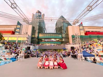 「たこやきレインボーが有観客フリーライブ再開、「SERGIO TACCHINI」初コラボアイテムも発売へ」1枚目/4