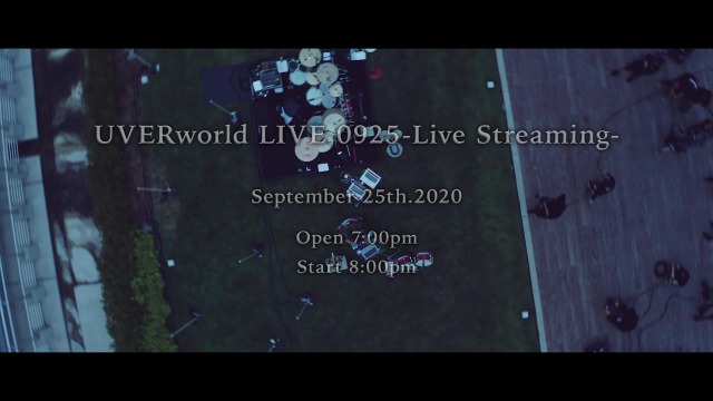 「UVERworld、ストリーミングライブ【UVERworld LIVE 0925-Live Streaming-】のティザー公開」1枚目/2