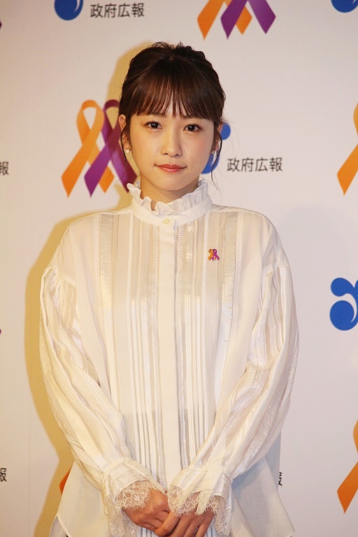 「川栄李奈、ＤＶ・児童虐待の相談窓口をＰＲ　「体の暴力だけでなく、言葉の暴力もＤＶ」」1枚目/1