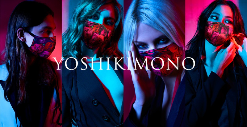 YOSHIKI、薔薇がモチーフの「YOSHIKIMONO」マスクを発売