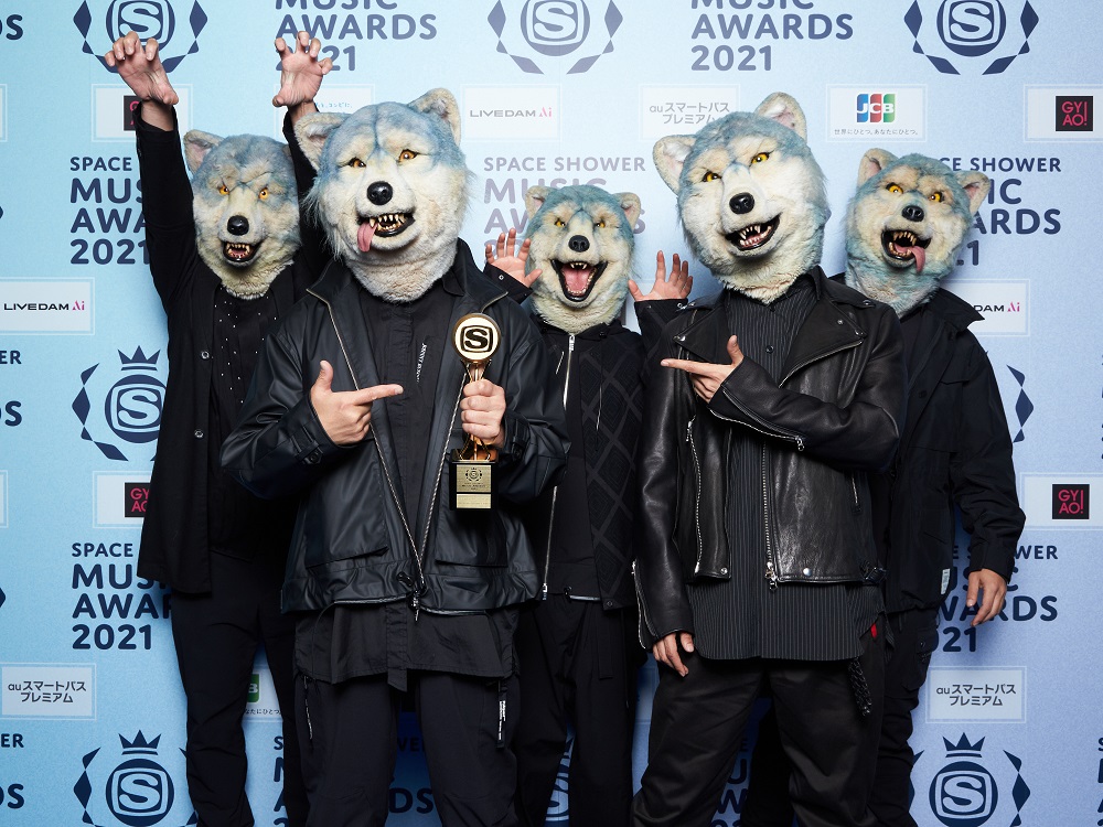 Official髭男dism「「BEST GROUP ARTIST」MAN WITH A MISSION」6枚目/20