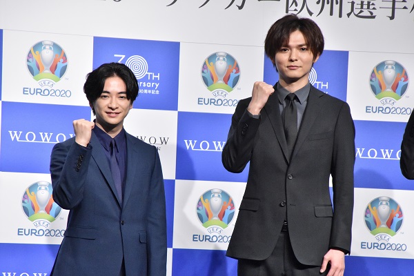 「薮宏太「本人の前でやるのは地獄…」　知念侑李とサッカ－選手の物まねを披露」1枚目/1