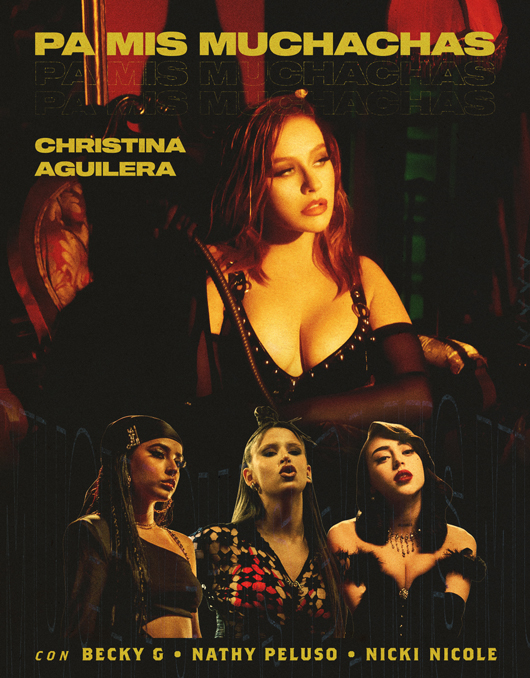 「クリスティーナ・アギレラ、スペイン語で歌う新曲「パ・ミス・ムチャチャス」のMV公開」1枚目/3