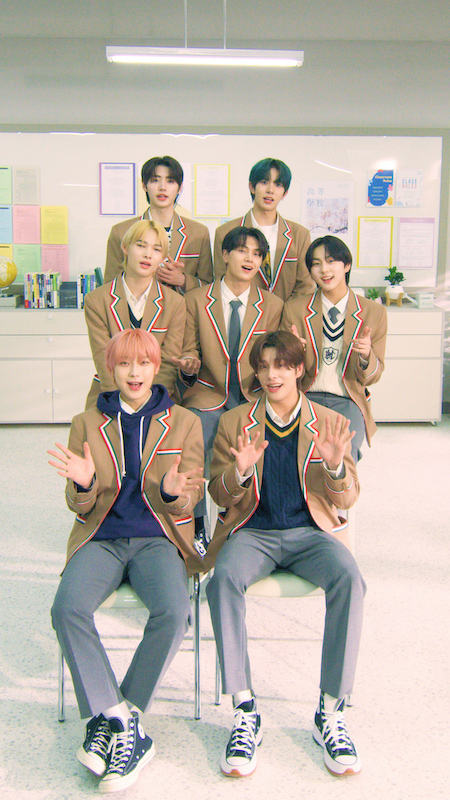 「ENHYPENと同じ学校に通えたら？オリジナルコンテンツが「smash.」で配信」1枚目/1