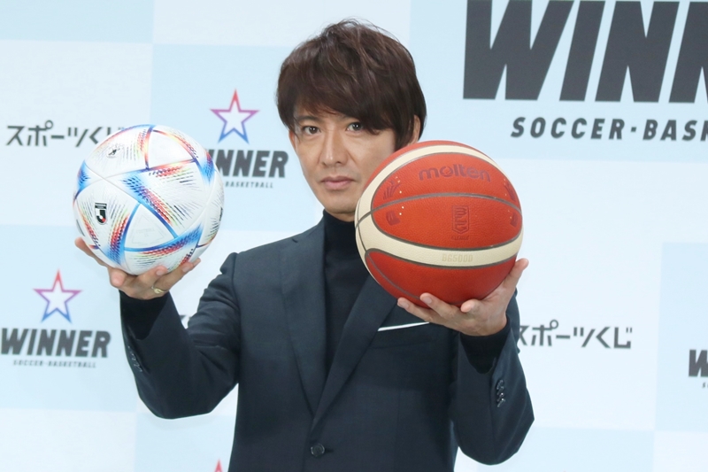 木村拓哉、日本初1試合予想くじ「WINNER」をPR 「うつぶせで画面を見