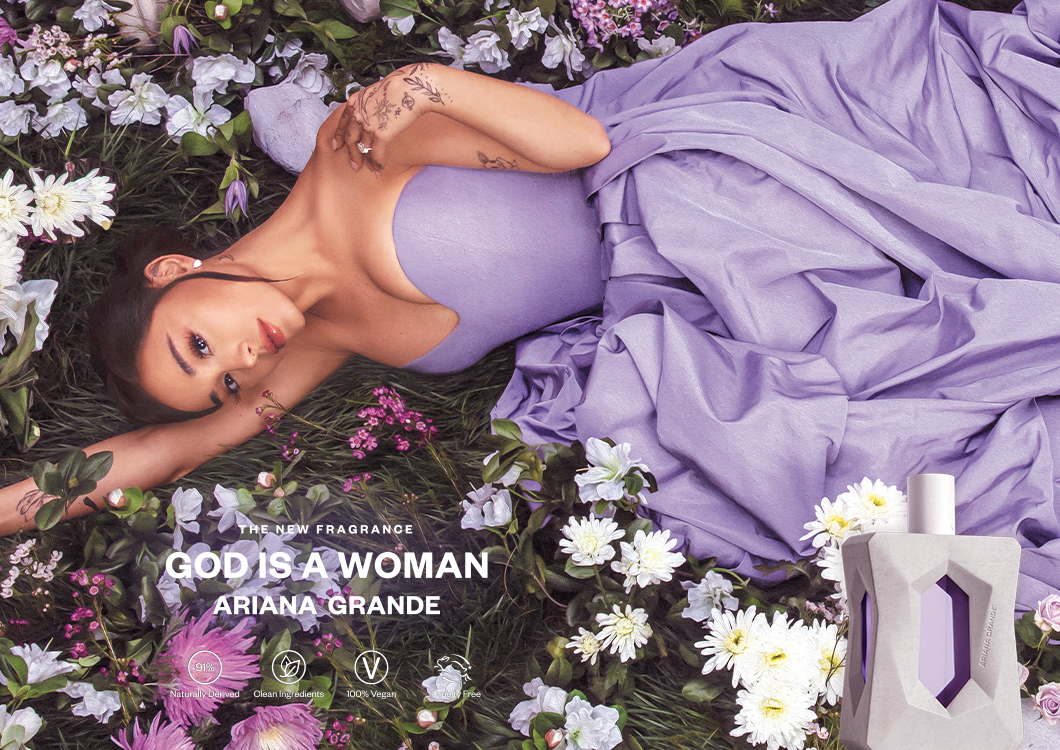 アリアナ・グランデ、プロデュースする香水の新作“ゴッド・イズ・ア