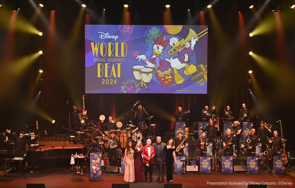 ライブレポート＞ディズニー音楽と映像で世界旅行、ジャズアレンジが