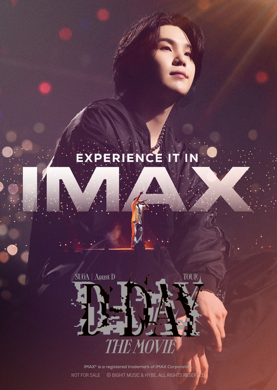 「『SUGA | Agust D TOUR &#039;D-DAY&#039; THE MOVIE』IMAX先行上映限定入場者特典
「IMAX版ポスタービジュアルカード（A6サイズ）」」2枚目/2