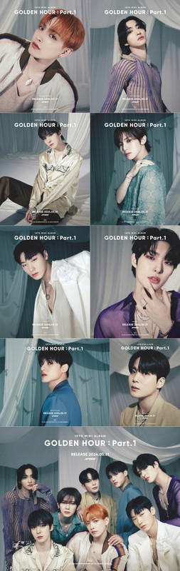「ATEEZ 『GOLDEN HOUR : Part.1』コンセプトフォト第3弾」3枚目/4
